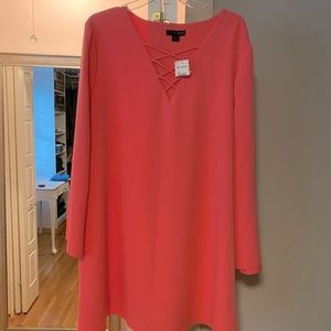 Beautiful bright summer coral dress NWT